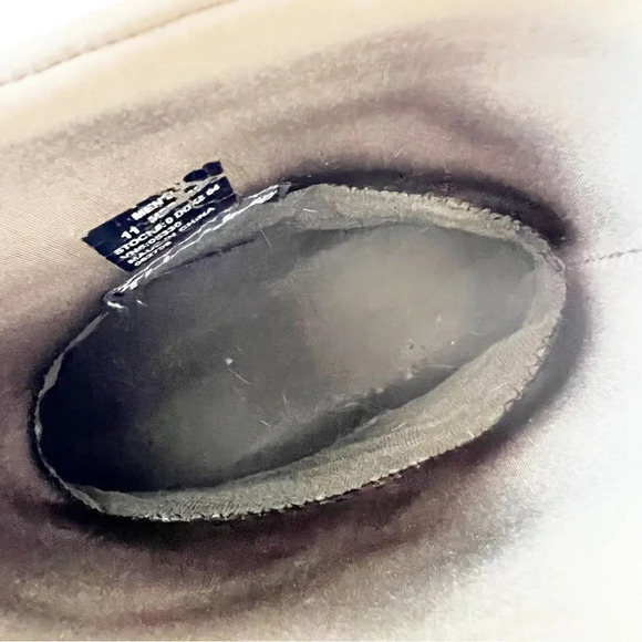 LL Bean Thinsulate Taupe Suede 8” Boot Men’s Size 11 Pull-on Style Neoprene Cuff - Picture 13 of 15